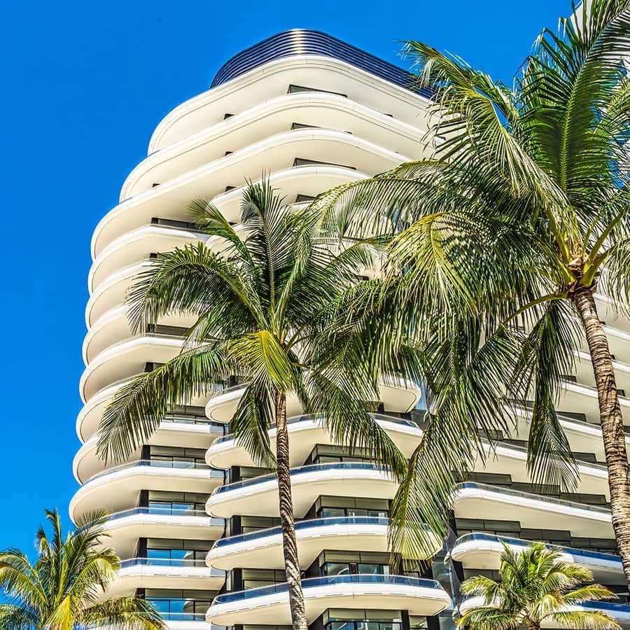 A condo building in Miami